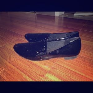 Black glossy Shoes size 12